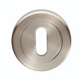 Serozzetta Door Furniture Satin Nickel / Mortice Key Profile Escutcheons Serozzetta - Standard Lock Profile Escutcheon - Satin Nickel
