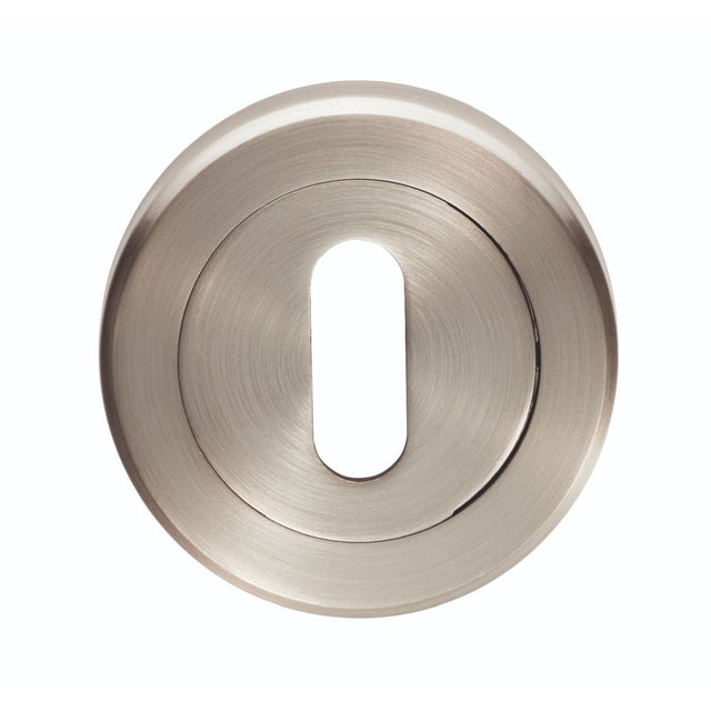 Serozzetta Door Furniture Satin Nickel / Mortice Key Profile Escutcheons Serozzetta - Standard Lock Profile Escutcheon - Satin Nickel