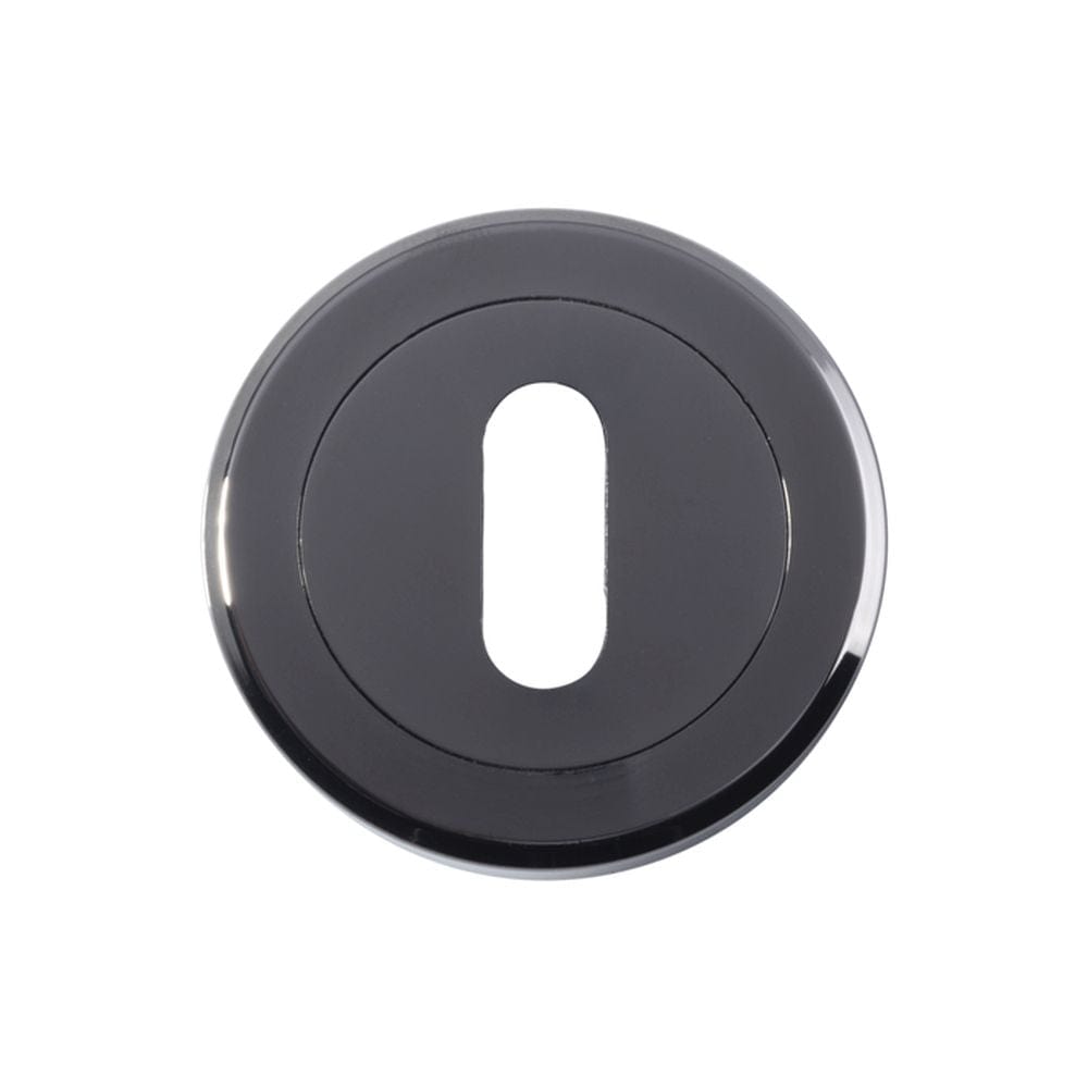 Serozzetta Door Furniture Black Nickel / Mortice Key Profile Escutcheons Serozzetta - Standard Profile Escutcheon - Black Nickel