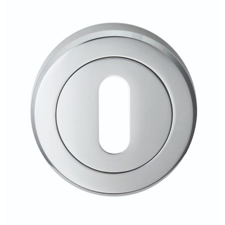 Serozzetta Door Furniture Polished Chrome / Mortice Key Profile Escutcheons Serozzetta - Standard Profile Escutcheon - Polished Chrome