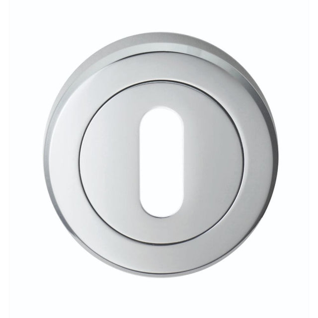 Serozzetta Door Furniture Polished Chrome / Mortice Key Profile Escutcheons Serozzetta - Standard Profile Escutcheon - Polished Chrome