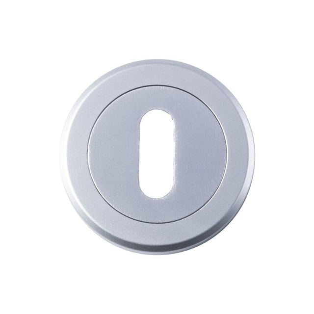Serozzetta Door Furniture Satin Chrome / Mortice Key Profile Escutcheons Serozzetta - Standard Profile Escutcheon - Satin Chrome