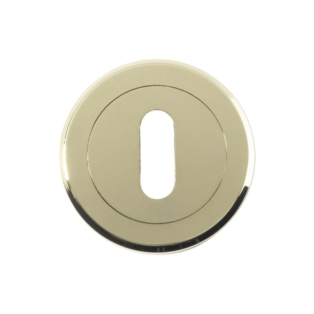 Serozzetta Door Furniture Stainless Brass / Mortice Key Profile Escutcheons Serozzetta - Standard Profile Escutcheon - Stainless Brass