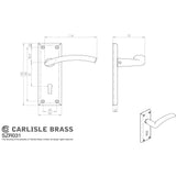 Serozzetta Door Furniture Satin Nickel / Std. Lock Handles Serozzetta - Trenta Lever on Lock Backplate - Satin Nickel