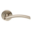 Serozzetta Door Furniture Satin Nickel / Round Rose Serozzetta - Trenta Lever on Rose - Satin Nickel