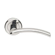 Serozzetta Door Furniture Polished Chrome / Round Rose Serozzetta - Tres Lever on Round Rose - Polished Chrome