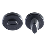 Serozzetta Door Furniture Matt Black / No Serozzetta - Turn and Release - Matt Black
