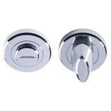 Serozzetta Door Furniture Polished Chrome / No Serozzetta - Turn and Release - Polished Chrome