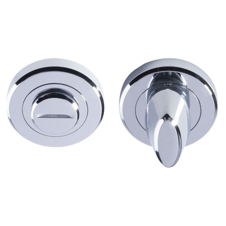 Serozzetta Door Furniture Polished Chrome / No Serozzetta - Turn and Release - Polished Chrome