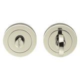Serozzetta Door Furniture Polished Nickel / No Serozzetta - Turn and Release - Polished Nickel