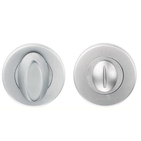 Serozzetta Door Furniture Satin Chrome / No Serozzetta - Turn and Release - Satin Chrome