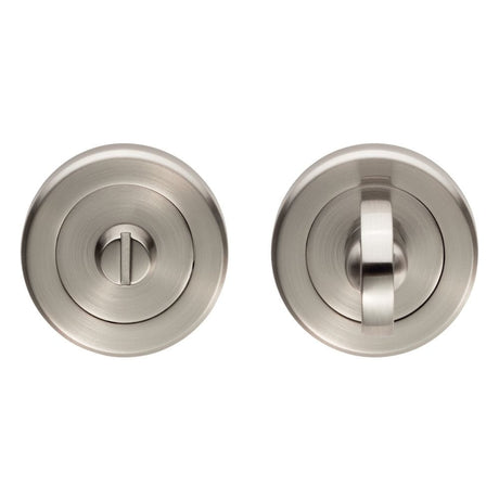 Serozzetta Door Furniture Satin Nickel / No Serozzetta - Turn and Release - Satin Nickel