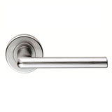 Serozzetta Door Furniture Satin Chrome / Round Rose Serozzetta - Uno Lever on Round Rose - Satin Chrome