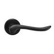 Serozzetta Door Furniture Matt Black / Round Rose Serozzetta - Verdun Lever On Rose - Matt Black