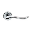 Serozzetta Door Furniture Polished Chrome / Round Rose Serozzetta - Verdun Lever On Rose - Polished Chrome