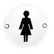 This is an image of a Eurospec - Female Symbol - Satin Anodised Aluminium that is availble to order from Trade Door Handles in Kendal.