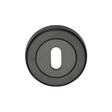 Sorrento Door Furniture Matt Black / Mortice Key Profile Escutcheons Sorrento - Keyhole Escutcheon Matt Black Finish