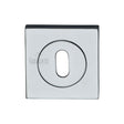 Sorrento Door Furniture Polished Chrome / Mortice Key Profile Escutcheons Sorrento - Keyhole Square Escutcheon Polished Chrome Finish