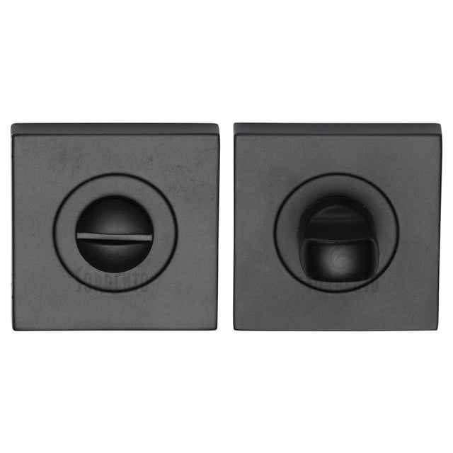 Sorrento Door Furniture Matt Black / No Sorrento - Square Thumbturn & Emergency Release Matt Black Finish
