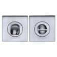 Sorrento Door Furniture Satin Chrome / No Sorrento - Square Thumbturn & Emergency Release Satin Chrome Finish