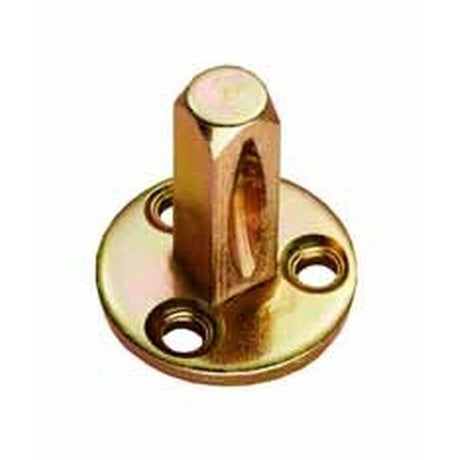 This is an image of a Carlisle Brass - TAYLOR SPINDLE - 8mm SQ - SPARE - Polished Brass that is availble to order from Trade Door Handles in Kendal.