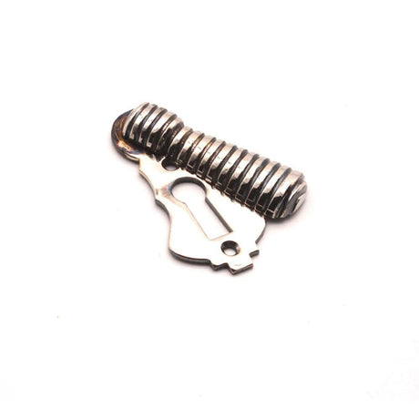 Spira Brass Door Furniture N/A / Aged Nickel / Mortice Key Profile Escutcheons Spira Brass - Beehive Escutcheon Aged Nickel