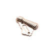 Spira Brass Door Furniture N/A / Polished Nickel / Mortice Key Profile Escutcheons Spira Brass - Beehive Escutcheon Polished Nickel