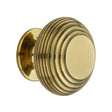 Spira Brass Cabinet Hardware N/A / Aged Brass / Cabinet Knobs Spira Brass - Beehive Large 40mm Cupboard Knob Aged Brass