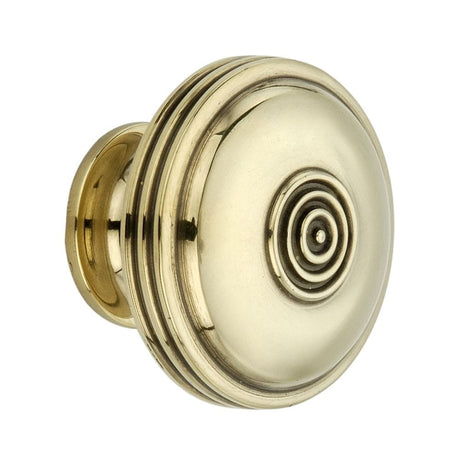Spira Brass Cabinet Hardware N/A / Aged Brass / Cabinet Knobs Spira Brass - Bloxwich Large 40mm Cupboard Knob Aged Brass