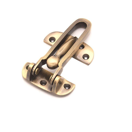 Spira Brass Door Furniture N/A / Antique Brass / Door Guard Spira Brass - Brass Door Guard 105mm Antique Brass