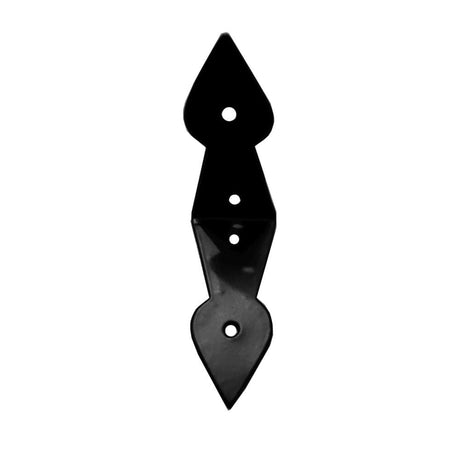 Spira Brass Hinges N/A / Black / N/A Spira Brass - Design 75mm Iron Corner Black