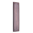 Spira Brass Door Furniture N/A / Aged Bronze / Finger Plates Spira Brass - Georgian Finger Plate 285mm Aged Bronze