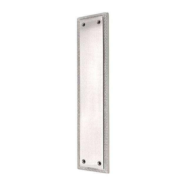 Spira Brass Door Furniture N/A / Polished Chrome / Finger Plates Spira Brass - Georgian Finger Plate 285mm Polished Chrome