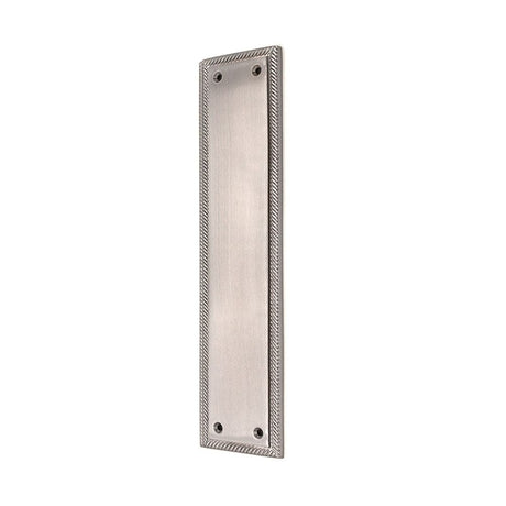 Spira Brass Door Furniture N/A / Satin Chrome / Finger Plates Spira Brass - Georgian Finger Plate 285mm Satin Chrome