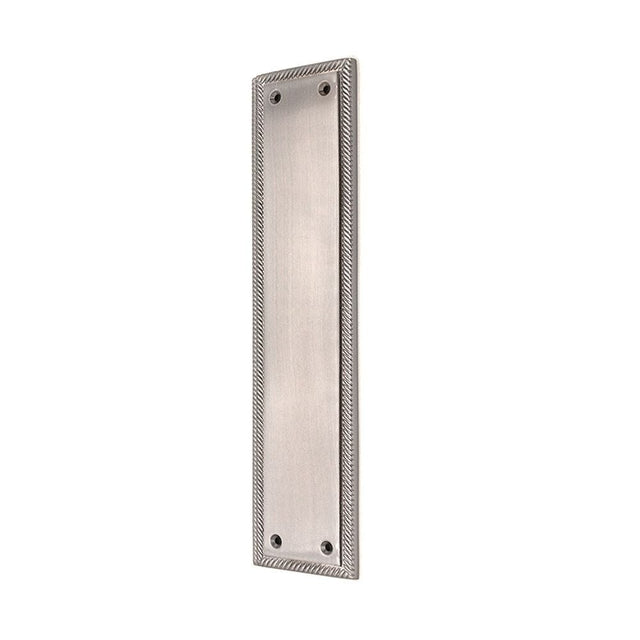 Spira Brass Door Furniture N/A / Satin Chrome / Finger Plates Spira Brass - Georgian Finger Plate 285mm Satin Chrome