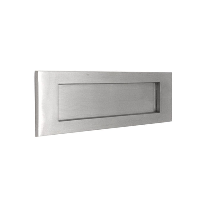 Spira Brass Door Furniture N/A / Satin Chrome / Letter Plates Spira Brass - Georgian Letter Plate 250mm Satin Chrome