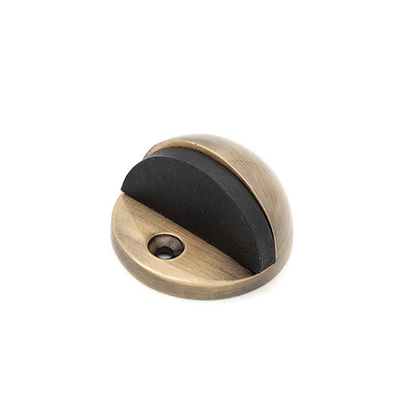 Spira Brass Door Furniture N/A / Antique Brass / Floor Door Stops Spira Brass - Half Moon Door Stopper Antique Brass