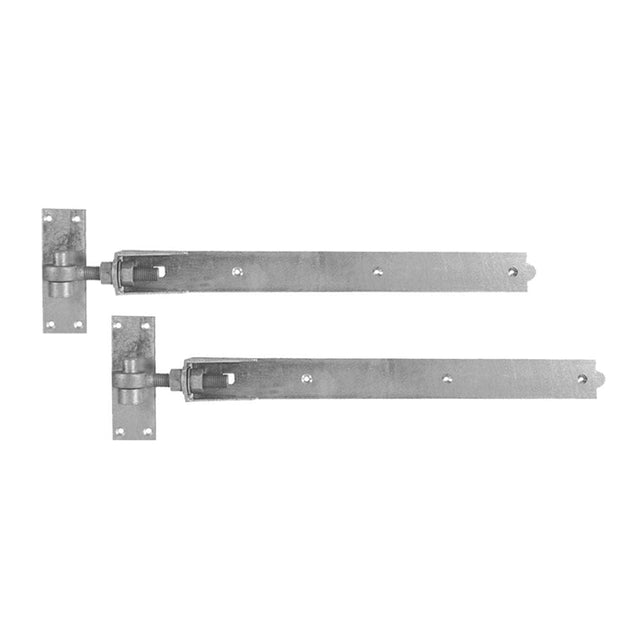 Spira Brass Hinges N/A / Galvanised / Hook & Band Hinges Spira Brass - Hook and Band Hinge - Adjustable 12" - 300mm Galvanised