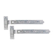 Spira Brass Hinges N/A / Galvanised / Hook & Band Hinges Spira Brass - Hook and Band Hinge - Cranked 10" - 250mm Galvanised