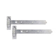 Spira Brass Hinges N/A / Galvanised / Hook & Band Hinges Spira Brass - Hook and Band Hinge - Straight 12" - 300mm Galvanised