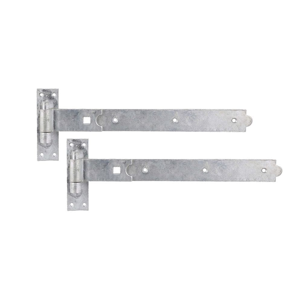 Spira Brass Hinges N/A / Galvanised / Hook & Band Hinges Spira Brass - Hook and Band Hinge - Straight 12" - 300mm Galvanised