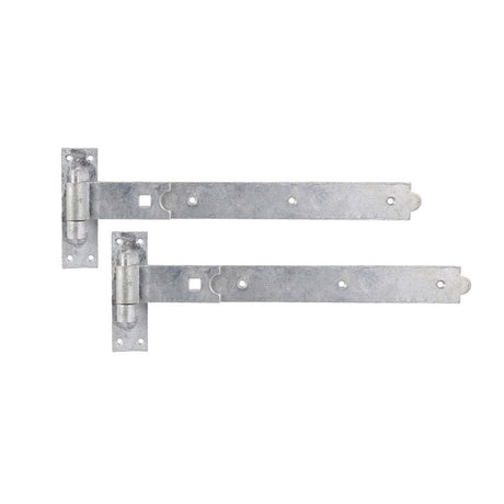 Spira Brass Hinges N/A / Galvanised / Hook & Band Hinges Spira Brass - Hook and Band Hinge - Straight 18" - 450mm Galvanised