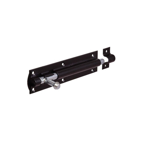 Spira Brass Accessories N/A / Black / Straight Surface Bolts Spira Brass - Iron Barrel Bolt - Straight 3" Black