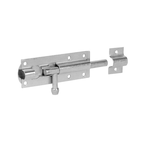Spira Brass Accessories N/A / Zinc / Straight Surface Bolts Spira Brass - Iron Barrel Bolt - Straight 8" Zinc