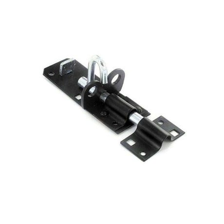 Spira Brass Accessories N/A / Black / Straight Surface Bolts Spira Brass - Iron Brenton Bolt 4" Black