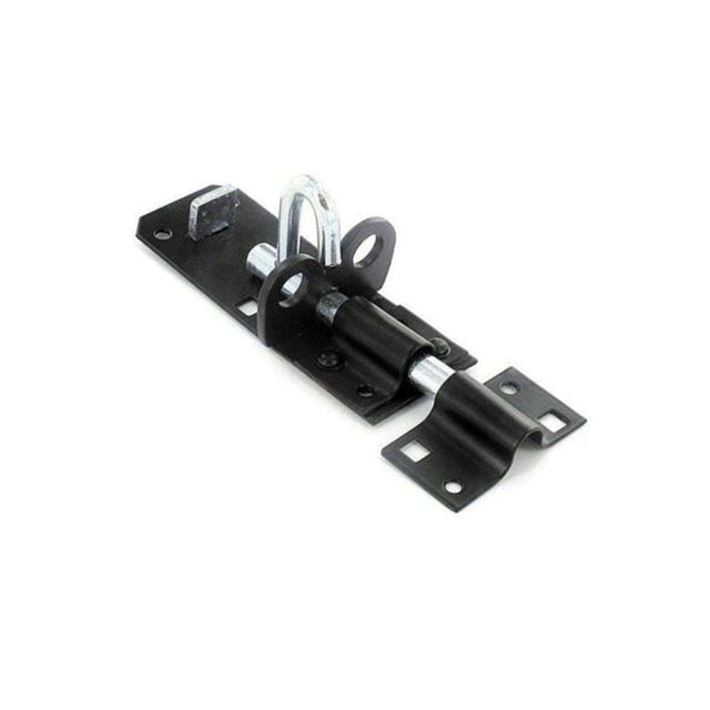 Spira Brass Accessories N/A / Black / Straight Surface Bolts Spira Brass - Iron Brenton Bolt 4" Black