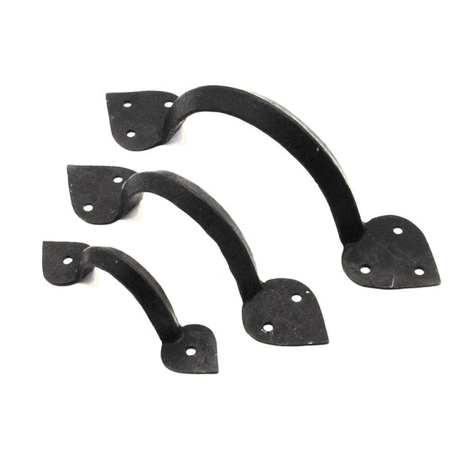 Spira Brass Cabinet Hardware N/A / Beeswax / Cabinet Pull Handles Spira Brass - Iron Door Handle Arrow End 4" - 100mm Beeswax