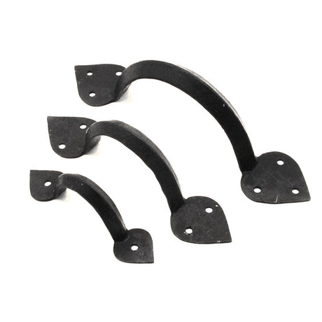 Spira Brass Cabinet Hardware N/A / Beeswax / Cabinet Pull Handles Spira Brass - Iron Door Handle Arrow End 8" - 200mm Beeswax