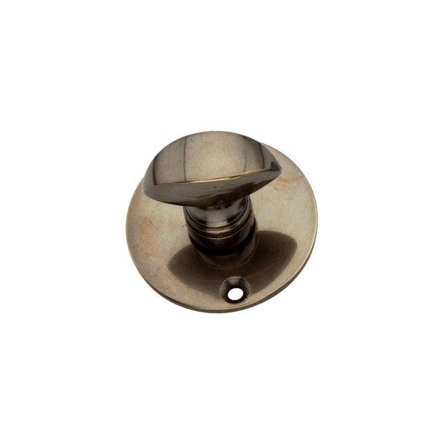 Spira Brass Door Furniture N/A / Antique Brass / Bathroom Turn & Release Spira Brass - Lady Turn & Release Antique Brass