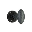 Spira Brass Door Furniture N/A / Pewter / Mortice Knobs Spira Brass - Oval Door Knobs Pewter